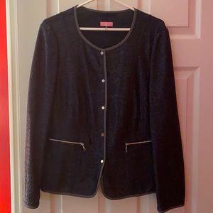 BASLER blazer.  Navy. Size FR44/US 10-12 L